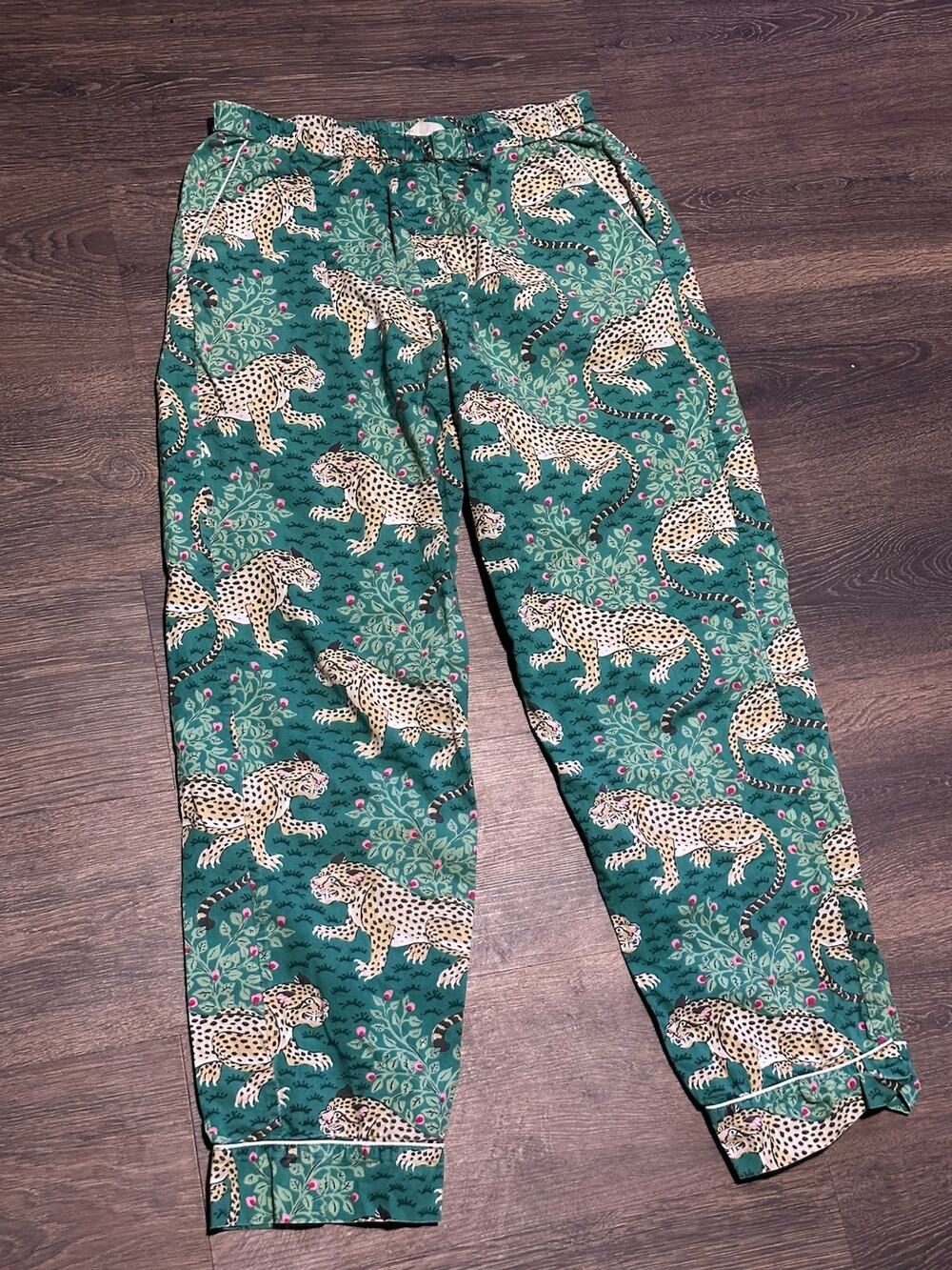 Printfresh PJ Pants in Bagheera CS Green Women’s SZ XS Pants Only